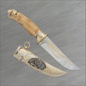Нож украшенный «Амурские волны» Н5